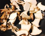 きのことほうれん草の和風クリームパスタ作り方4写真