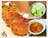 豚ミンチで❀照り焼き牛蒡入りハンバーグ❀作り方11写真