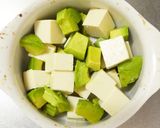 アボカドと木綿豆腐の明太子マヨチーズ焼き作り方4写真