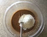ヘルシーな豆腐入り焼きチョコドーナッツ作り方4写真