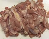 さつまいもと鶏肉の唐辛子炒め作り方2写真