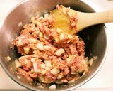 ピーマンの肉ずめとハンバーグ作り方3写真