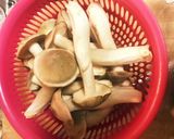 ハタケシメジの旨旨！からあげ！作り方1写真