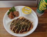 お昼のお好み焼きぷれ～と(^^♪作り方4写真
