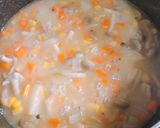 簡単！野菜不足に！食べるクラムチャウダー作り方3写真