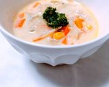 簡単！野菜不足に！食べるクラムチャウダー作り方4写真