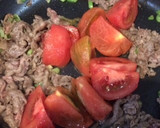 牛肉とトマトのオイスターソース炒め作り方5写真