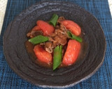 牛肉とトマトのオイスターソース炒め作り方7写真