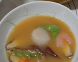 マツモ・あおさ海苔あんかけ海鮮茶碗蒸し作り方5写真