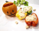 かぼちゃ皮で簡単♪ジャックオーランタン♪作り方6写真