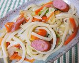 簡単★コンビニ材料で中華風焼きうどん作り方5写真