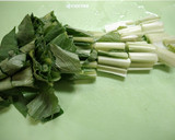 簡単！銀鮭きのこ小松菜の出汁オイル炒め作り方1写真