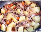 簡単■フライパンde絶品★時短肉じゃが■作り方4写真