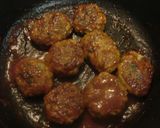 お豆腐入り☆トマあまハンバーグ作り方6写真