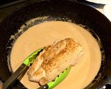 お店味*鶏むね肉のポワレ*クリームソース作り方8写真