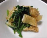 焼き上げと青菜の和え物作り方5写真
