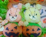 『ハロウィン★ルルロロちゃん』弁当♡作り方7写真