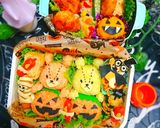 『ハロウィン★ルルロロちゃん』弁当♡作り方9写真