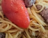 酢キャベツと牛肉のタラコスパゲッティ作り方5写真