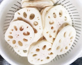 すき焼きのたれで簡単 レンコンの挟み焼き作り方2写真