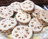 すき焼きのたれで簡単 レンコンの挟み焼き作り方4写真
