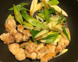 簡単♪鶏肉とねぎの照り焼き（ゆず胡椒味）作り方4写真