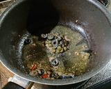 餅麦で♥️プッタネスカ作り方1写真