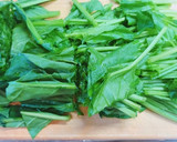 簡単！ほうれん草の中華炒め作り方1写真