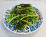 簡単！ほうれん草の中華炒め作り方4写真