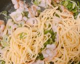 一人暮らしの豚バラねぎ塩昆布焼きそば作り方4写真