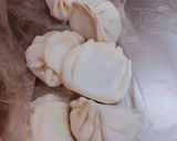簡単!冷凍餃子のふわふわ卵の中華スープ作り方1写真