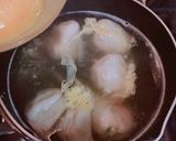 簡単!冷凍餃子のふわふわ卵の中華スープ作り方5写真