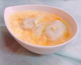 簡単!冷凍餃子のふわふわ卵の中華スープ作り方6写真