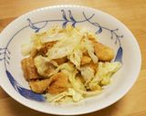 10分 キャベツと油揚げの蒸しゴマ和え作り方4写真