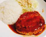 豆腐でふわふわハンバーグ♡ソースも絶品作り方7写真