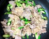 アスパラと豚肉のマヨ炒め作り方6写真