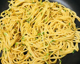 水溶き片栗粉なしの餡かけ風しらす焼きそば作り方2写真
