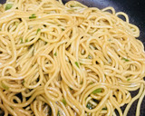 水溶き片栗粉なしの餡かけ風しらす焼きそば作り方3写真