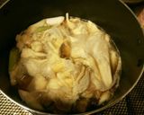 たっぷり舞茸と白葱の簡単鶏肉豆腐作り方5写真