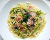 ★ほうれん草とベーコンの和風パスタ★作り方4写真