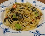 まぜるだけパスタ2 高菜、しらす&バター作り方4写真