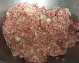 豚ひき肉のはちみつ梅ボール作り方1写真