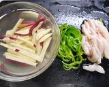 簡単！薩摩芋のほんだしマヨ炒め作り方1写真