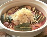 秋野菜とミートボールで悪魔のチーズ鍋作り方5写真