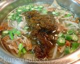 きのこたっぷり　オクラともずくのスープ　作り方4写真