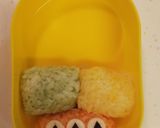 キャラ弁☆リトルグリーンメンのハロウィン作り方2写真