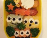 キャラ弁☆リトルグリーンメンのハロウィン作り方3写真