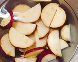 さつまいもとりんごのレモンバター煮♡作り方1写真