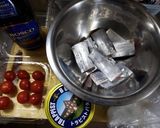 太刀魚とトマトのソテー作り方1写真