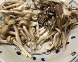 白菜と鶏ひき肉の重ね蒸しキノコあんかけ作り方8写真